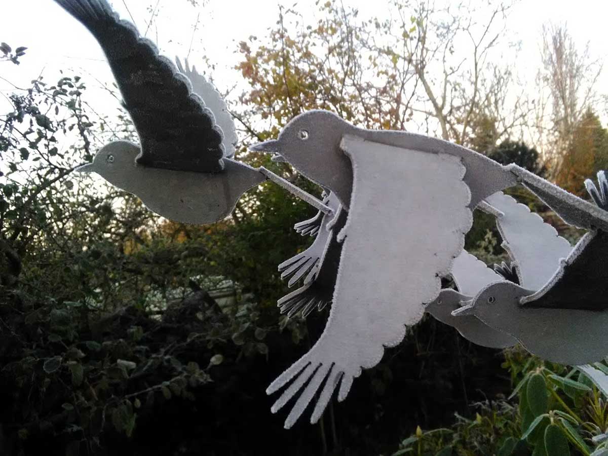 vogel kunstwerk van beeldend kunstenaar Jeroen Stok